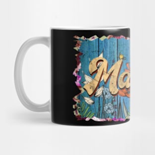 Retro Mastodon Name Flowers Limited Edition Proud Classic Styles Mug